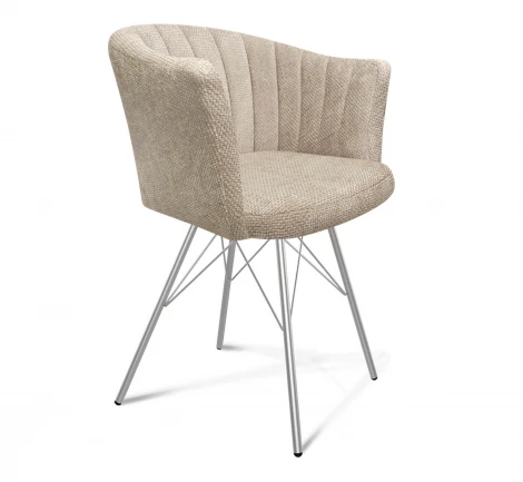 Стул Sheffilton SHT-ST42-1/S37 милк/хром лак 4253198605