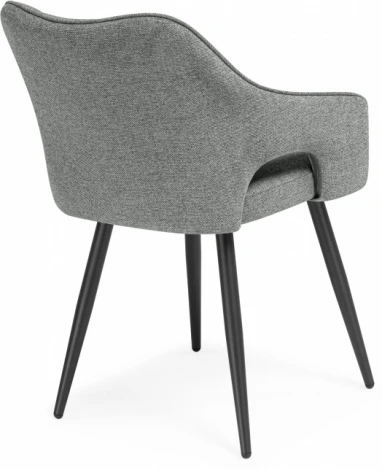 Стул на металлокаркасе Woodville Hera dark gray / black арт.15843