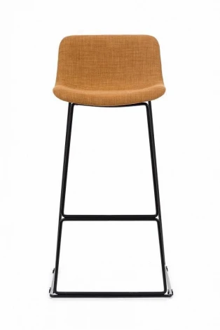 Барный стул Neo с мягкой обивкой Горчичный