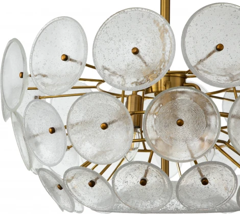 Люстра потолочная на штанге Soffio V000018 (12020/6R Gold) (220V)