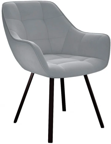 Стул 252 М поворотный, B22 GREY, ножки черные Dikline 00-00062313