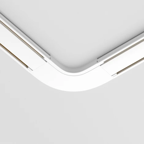 Конектор питания полукруглый Radity белый (магнитный) Maytoni Technical TRA084CR-11W