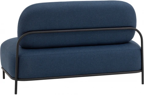Диван Stool Group Стоун рогожка синий УТ000036926