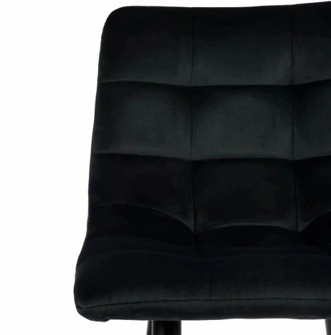 Стул барный Balance Fusion Hesby (Металл/Велюр, Черный) арт.HSBI_BC101_black