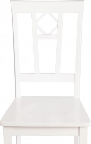 Стул жёсткое сиденье Камилла (CAMILLE) / 1 шт. в упаковке (Дерево гевея, МДФ/Белый) Tetchair арт.24732