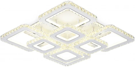 Потолочная люстра с пультом, на штанге, светодиодная Ambrella ACRYLICA FA1737