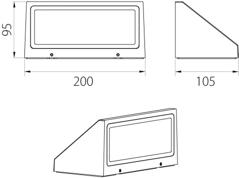 Настенный светильник светодиодный IP65 Natural Concepts Dwell NC-003054-DG (220V)