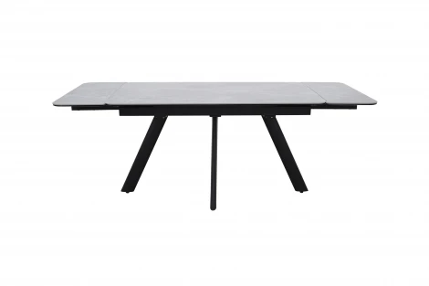 Стол Оникс, Керамогранит, Черный/Грэйс грэй Аврора 102356