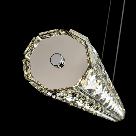 Подвесной светильник светодиодный хрустальный Modelux ML.340.1200 CR