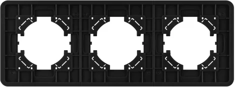 Рамка стеклянная FRM-OMALI-GS-3-BK (Arlight) 049697
