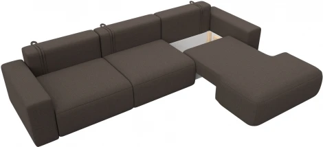 Диван угловой Лига-036 НПБ Классик Лонг правый угол Лига Диванов (Рогожка) арт.124678