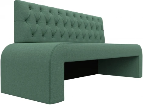 Диван кухонный прямой Кармен Люкс (Зеленый/Рогожка) Лига Диванов арт.123750