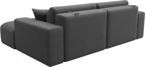 Диван угловой Лига-036 НПБ Классик правый угол Лига Диванов (Замша) арт.127741