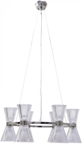 Подвесная люстра Newport 3610 3616/S nickel (220V, на тросе)