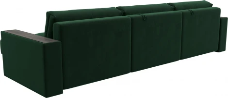 Диван угловой с декором Лига-049 НПБ Лонг Лига Диванов (Велюр) арт.128296