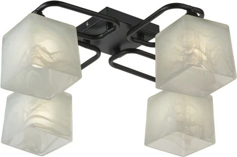 Потолочная люстра Мелодия Света SL1N SL1121-4 BK 000019334