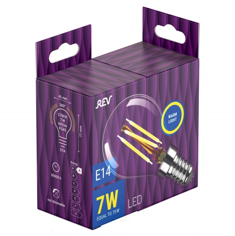 Лампочка светодиодная филаментная REV 32482 9
