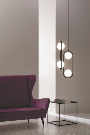 Подвесной светильник Maytoni Ring MOD013PL-02B (220V, на проводе, шарики)