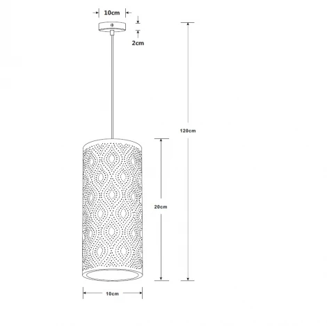 Подвесной светильник Globo Cendres 15917