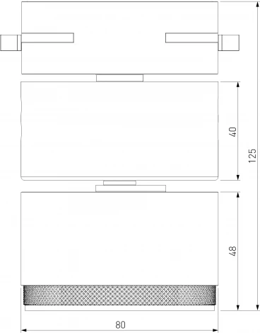 Трековый светильник Elektrostandard Impact 85514/01 чёрный матовый/золото 10W 4200K однофазный (LED, 220V, круглые)