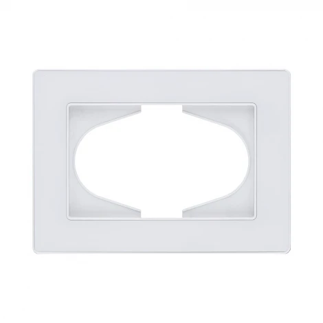 Рамка для двойной розетки белый Kollinger Eleganz Acryl EA120WH