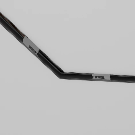 Угол-соединитель 135° Exility встраиваемый черный (магнитный) Maytoni Technical TRA034CLO-42B