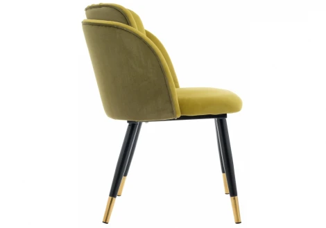 Обеденный стул на металлокаркасе Woodville Orly khaki / green 11784