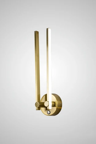 Настенный светильник светодиодный с выключателем AM Group AM439 POLISHED GOLD (220V)