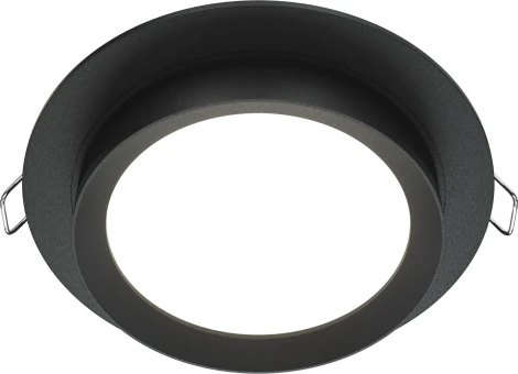 Встраиваемый светильник Hoop GX53 1x15Вт Maytoni Technical DL086-GX53-RD-B (220V, круглые)