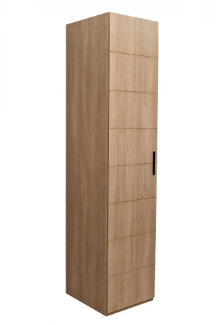GD-10024/2-3 Шкаф Alto пенал c вешалкой,цвет дуб Урбан Кофейный, фасад глухой 50*57*228.5см Garda Decor