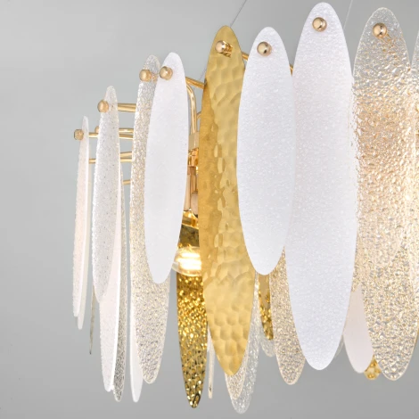 Подвесная люстра Wi-Fi Bogate's Canaria 326/10 (220V, управление смартфоном, голосовое управление, умный дом - Minimir Home, Алиса, Маруся, Салют, на тросе, круглые)