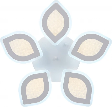 Потолочная светодиодная люстра Natali Kovaltseva LED LAMPS 81167 с пультом ДУ, моб. приложением 100W, белый, LED (регулировка яркости, 220V)