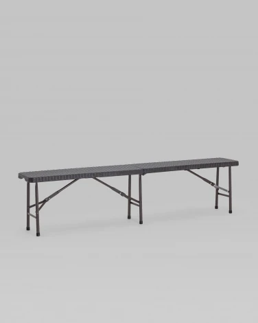 Скамейка складная Stool Group Кейт 180 коричневая УТ000005404