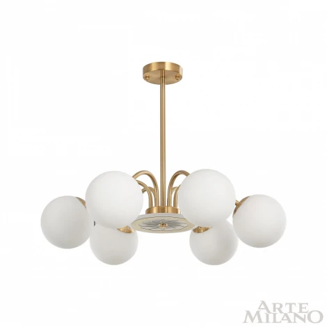 Потолочная люстра на штанге Arte Milano 271069/6 GD (220V, шарики)