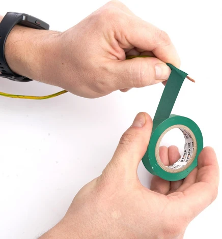 Изолента 013х15мм 20м зеленая Stekker 39903