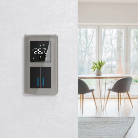 Рамка на 2 поста Elite (дымчатый, стекло) Werkel W0022417 (a057875)