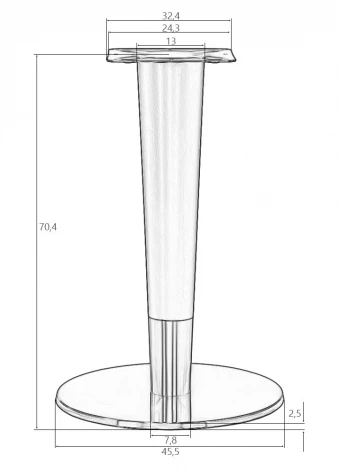 Подстолье обеденное DOBRIN ANGELO