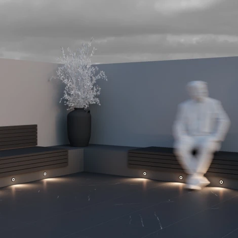 Архитектурная подсветка Maytoni Limo O037-L3B3K (LED, 220V, круглые, IP65)