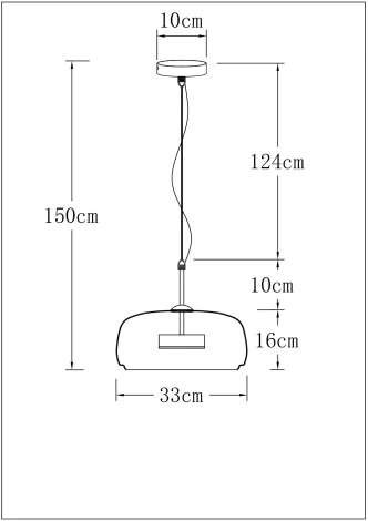 Подвесной светильник Arte Lamp Padova A2404SP-33SM