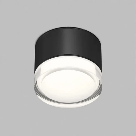 Накладной влагостойкий светильник Denkirs Aqua DK-DH2610-BK GX53 15 Вт LED IP44 черный алюминий акрил