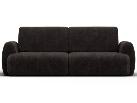 Диван прямой Лига-115 НПБ (ДСП,Фанера,Велюр/Коричневый) Лига Диванов 136929