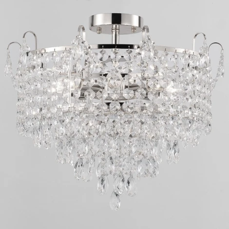 Потолочная люстра хрустальная на штанге Reluce 90192-0.3-06 CR (220V)