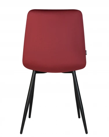 Стул обеденный CHILLY (Бордовый Holland 47, основание черное)
