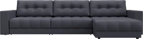 Диван угловой с декором Лига-049 НПБ Лонг Лига Диванов (Экокожа) арт.128308