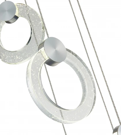 Подвесной светильник Simple Story 1081 1081-LED20PL (220V, хрусталь, на проводе, кольцо)