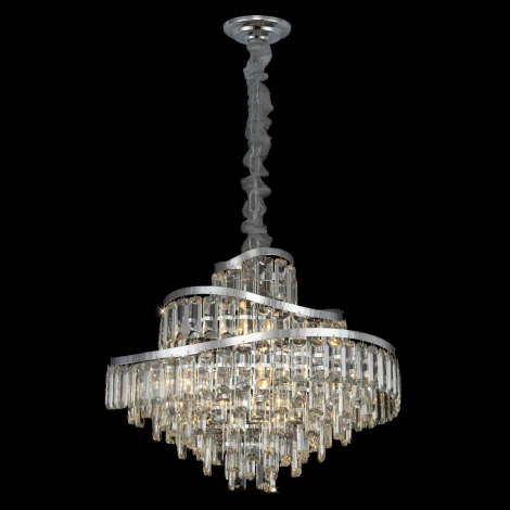 Подвесная люстра хрусталь Citilux Naiad CL315161 (220V, на цепи)