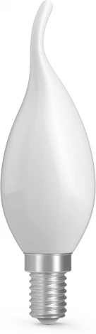 Лампочка светодиодная филаментная Gauss Filament 1045115 Свеча на ветру 4,5W 380lm 2700К Е14 milky LED