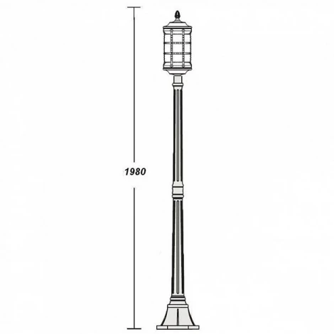 Наземный фонарь Oasis Light 81208 Gb