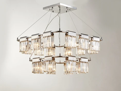 Подвесная люстра Newport 4200 4212+8/C chrome