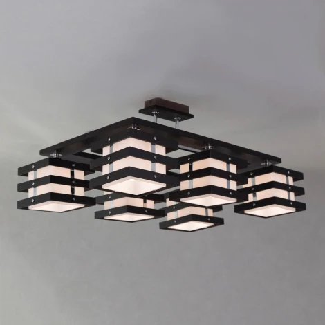 Потолочная люстра Citilux Киото CL133161 (220V, венге, куб)